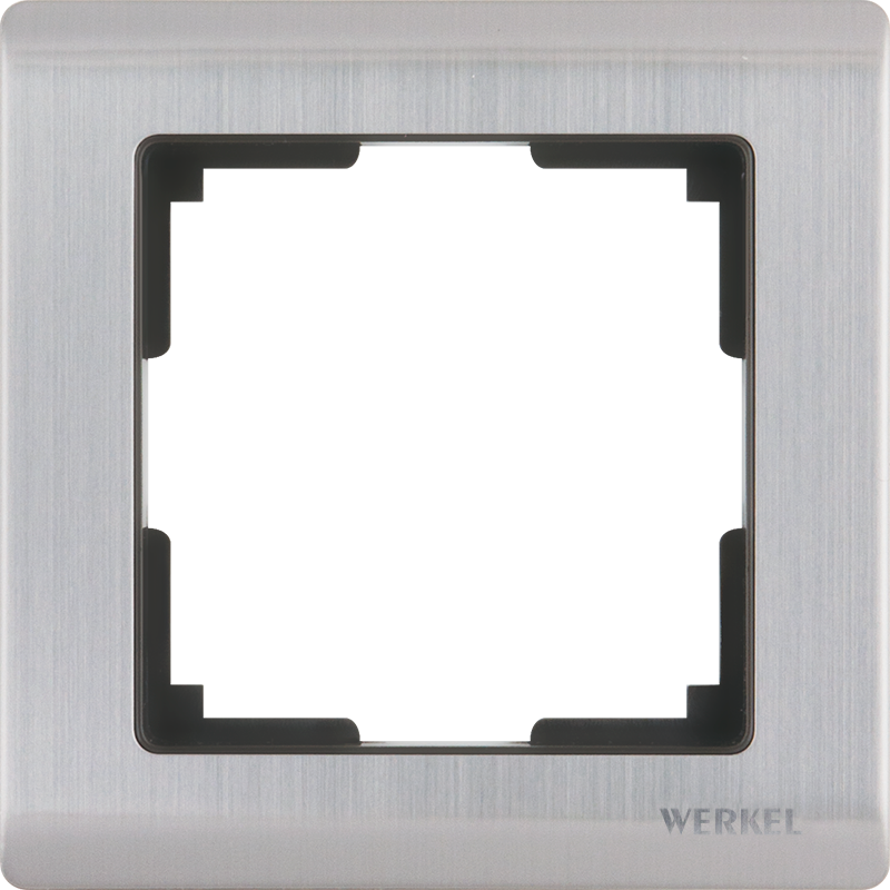 Рамка 1п никель глянцевый WL02-Frame-01